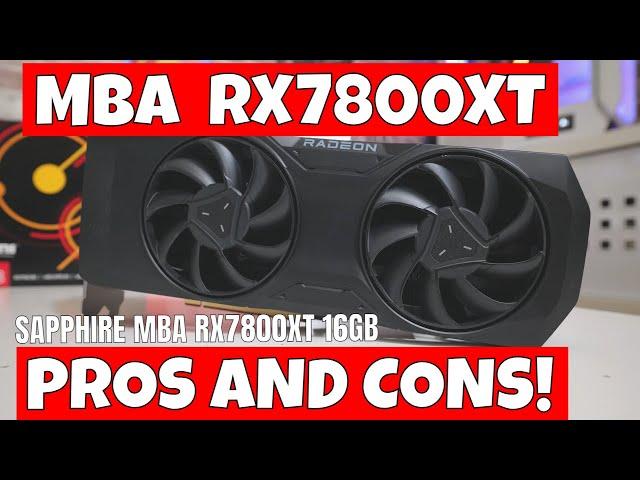 Sapphire MBA Radeon RX 7800XT 16GB Graphics Card Review Good But Not Great