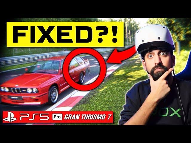 Honest Analysis - Is Gran Turismo 7 PSVR2 no longer BLURRY on PS5 Pro?