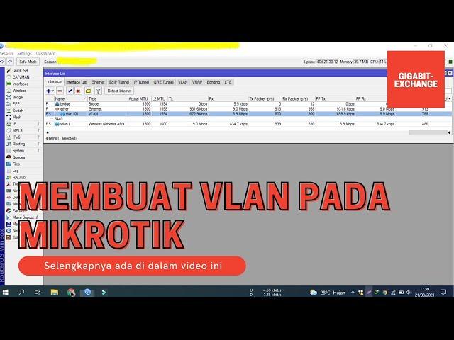 Membuat VLAN Pada Mikrotik untuk menghubungkan banyak pelanggan dari Server