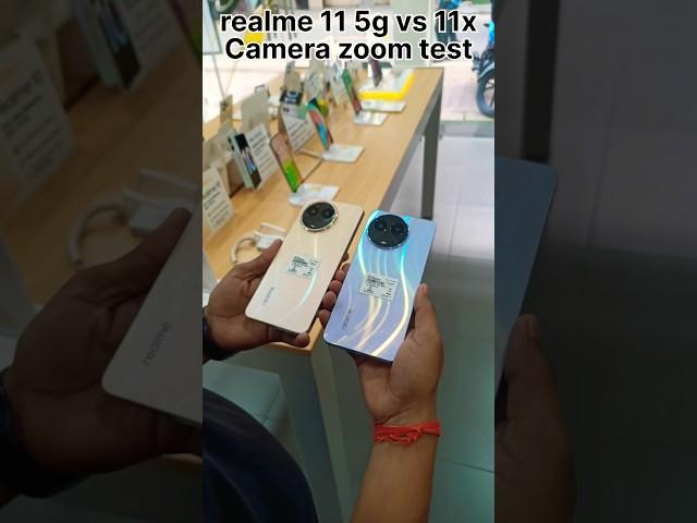 realme 11 5g Vs 11x Camera zoom test #shorts #short #1million