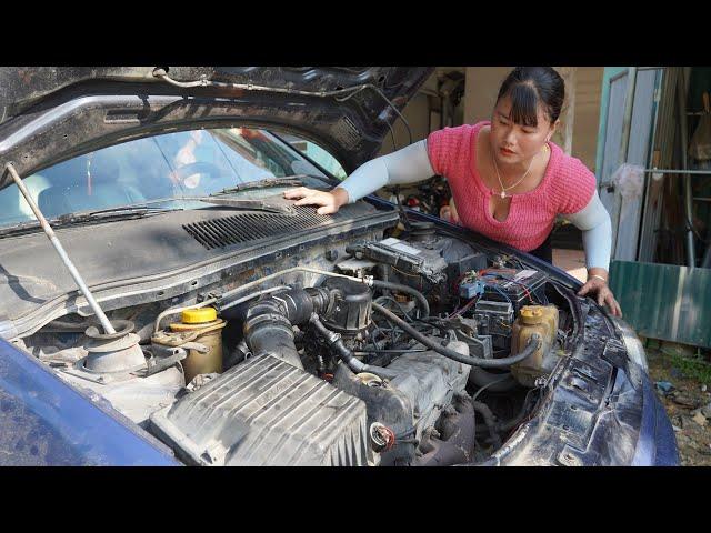 Repair Complete Restoration Car. Vehicle Rescue, Restoration Death Car \ Blacksmith Girl