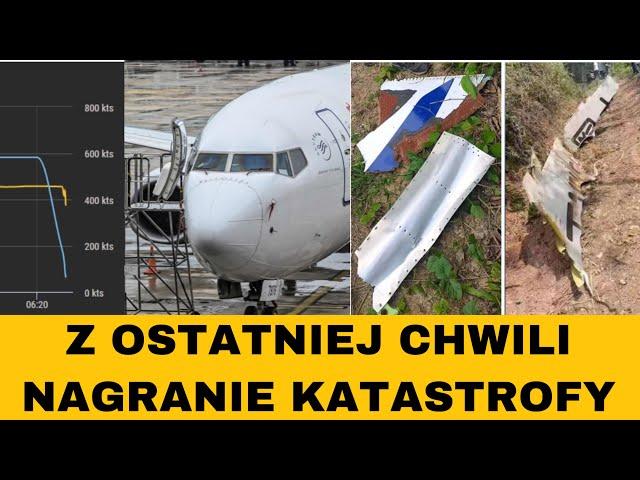 Z ostatniej chwili: Katastrofa Boeinga 737 - 800