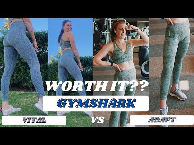 GYMSHARK Vital Seamless vs Adapt leggings|| honest review