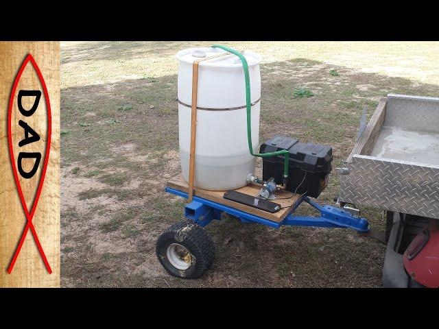 Portable water cart upgraded