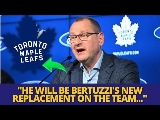 URGENT! TEAM CHOOSES BERTUZZI'S NEW REPLACEMENTS AND SURPRISES EVERYONE! MAPLE LEAFS NEWS