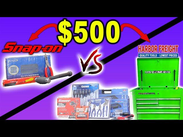 Buying $500 Snap-On Tools  vs $500 Harbor Freight Tools