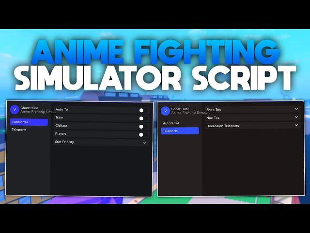 ROBLOX Anime Fighting Simulator Script / Hack | INFINITE STATS, CHAKRA GAIN and More!!!