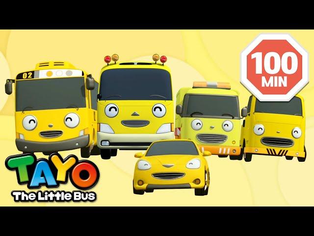 Tayo English Episode | Yellow Vehicles Compilation | Cartoon for Kids | Tayo Episode Club