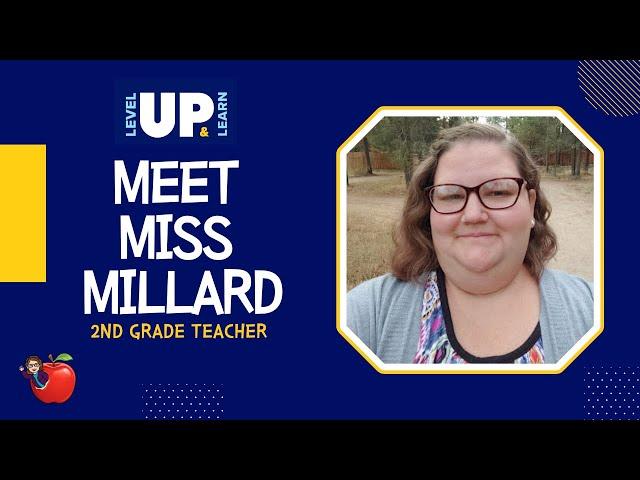 Meet Miss Millard, 2nd Grade Teacher with Cascade Virtual Academy