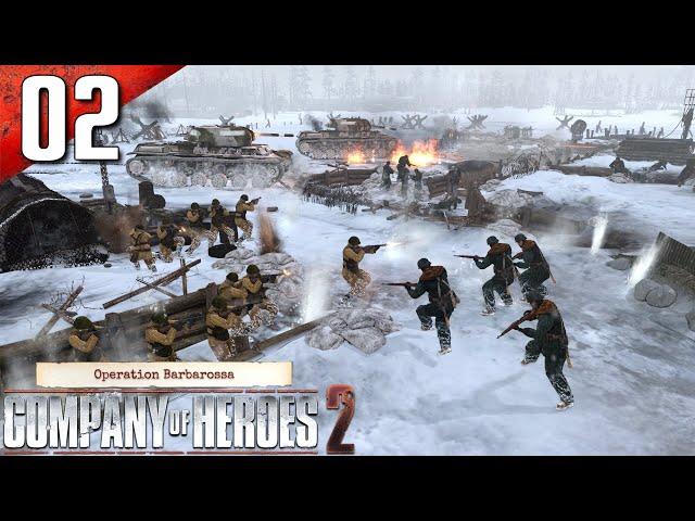 CoH 2: Theater of War 100% (General) Walkthrough Part 2 - General Winter (No Commentary)