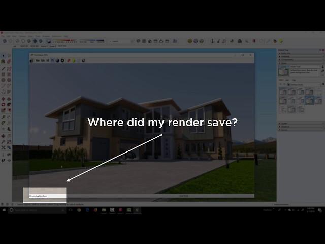 How to save still images from ProWalker GPU for SketchUP