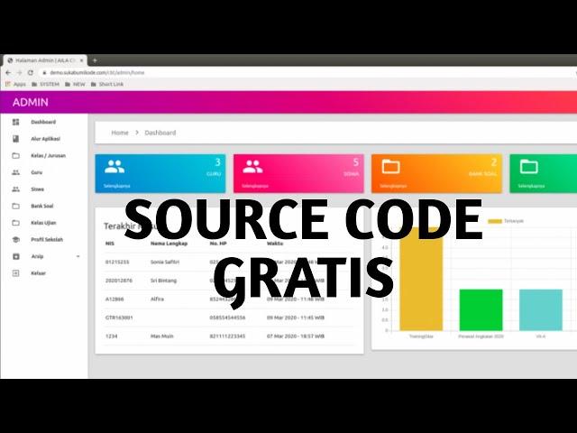 Download Source Code Aplikasi Ujian Online Berbasis Web (PHP & MySQL) GRATIS