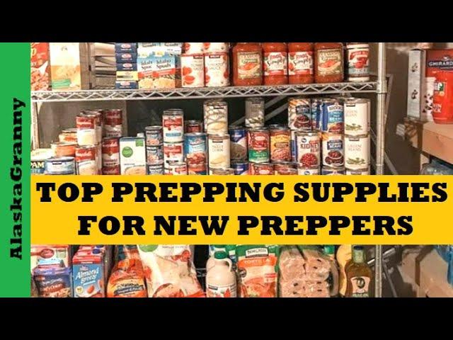 Top Prepping Supplies For New Preppers...Prepping For Coming Shortages