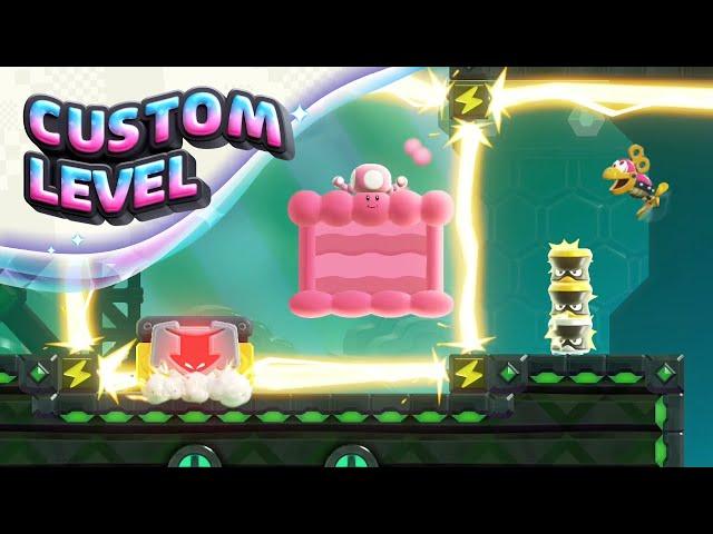 Super Mario Bros. Wonder Custom Level - "Konk Cruise Charge"