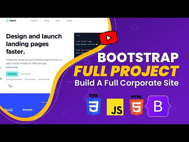 Bootstrap 5 Corporate Full Build: Build Video Player Modal (Part 35)