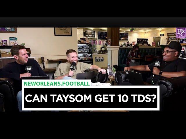 Can Taysom Hill hit 10 touchdowns in Kubiak offense?