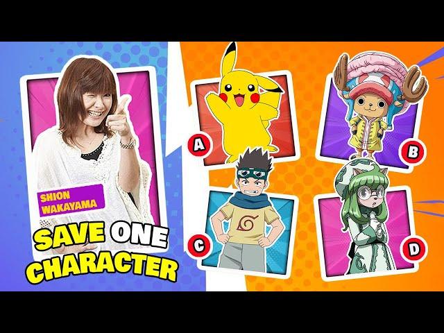 SAVE ONE ANIME CHARACTER FOR EACH VOICE ACTOR  | Anime Quiz