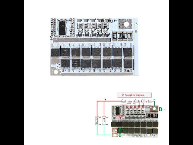 3.7v 18650 3s 4s 5s Bms 100a Bms Li-ion Lmo Ternary Lithium Battery Protection Circuit Board