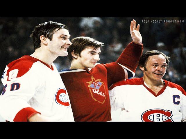 ONE OF THE GREATEST HOCKEY GAMES IN XX CENTURY Montreal Canadiens - CSKA Superseries 1975 Highlights