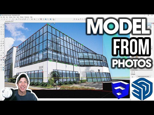 Modeling FROM PHOTOS in SketchUp using Match Photo and Lattice Maker!