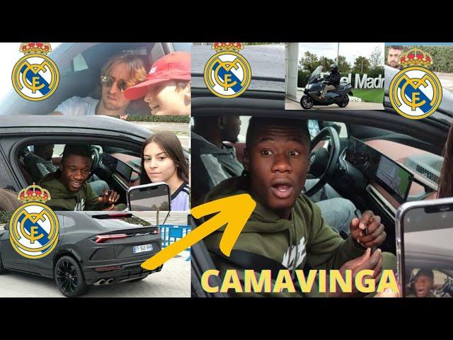 Real Madrid players back to training with Luxurious cars BMW, Camavinga make fans crazy