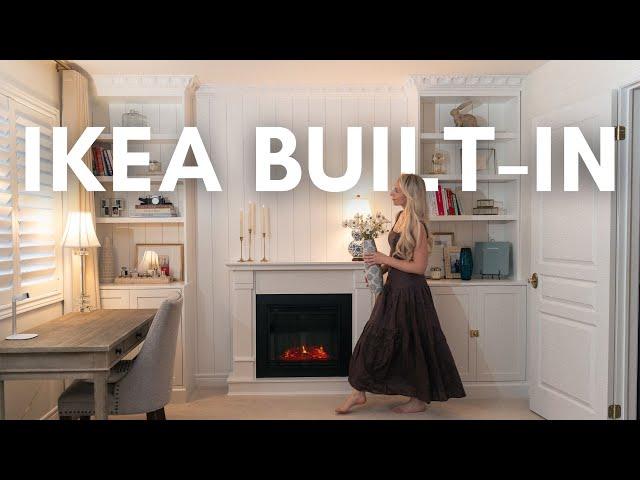 IKEA Billy Bookcase & Havsta Cabinets Bedroom Transformation  DIY Vlog