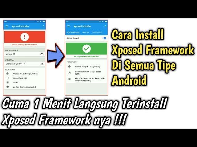 Cara install Xposed Framework menggunakan magisk di semua tipe android