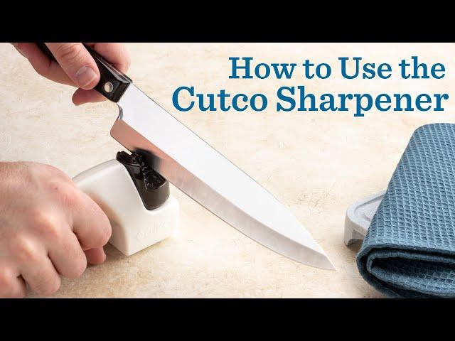 How to Use the Cutco Knife Sharpener