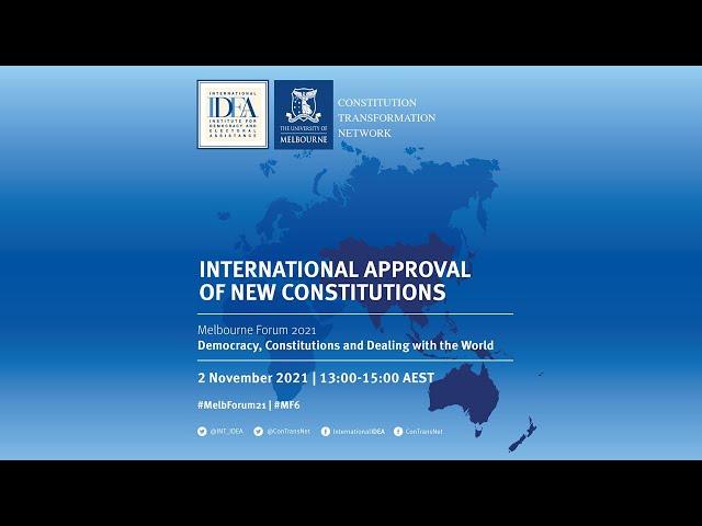 International Approval of Constitutions