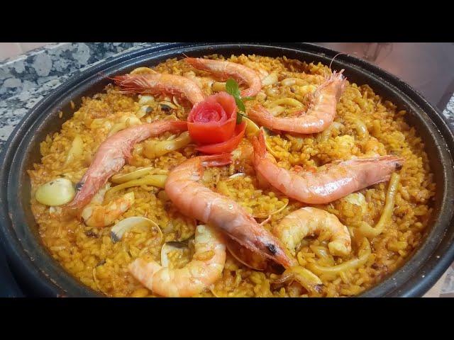 ARROZ CON MARISCO receta sencilla con la que triunfareis