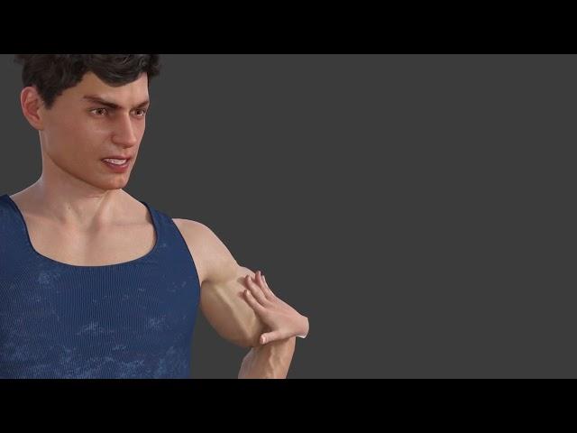 Muscle Worship Growth Animation Part-1