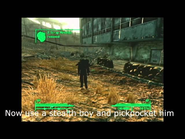 Fallout 3 - Infinite Stimpacks Glitch