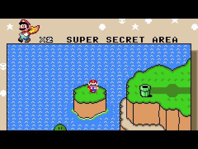 Super Mario World (Moon Edition) - Super Secret Area (Hack Rom). ᴴᴰ