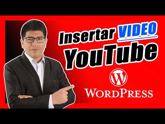 CÓMO Insertar un VIDEO de YouTube en WordPress (PASO a PASO) - 2024