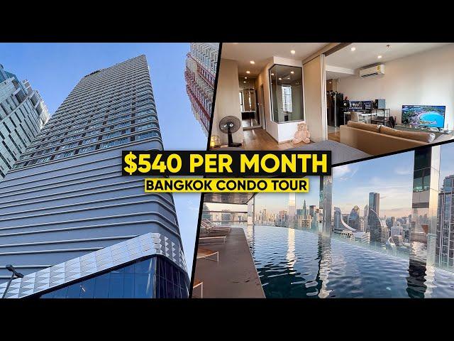 $540 Luxury Bangkok Condo Tour - Q Chidlom