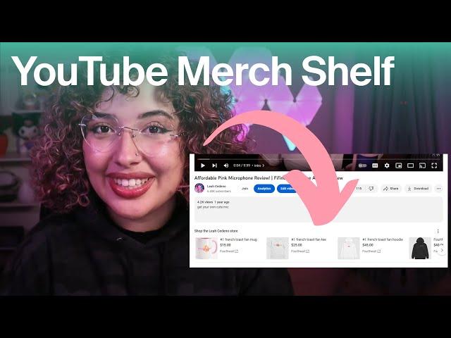 How to Set Up Your YouTube Product Shelf (Youtube Merch Shelf) | Sell Products Directly on YouTube