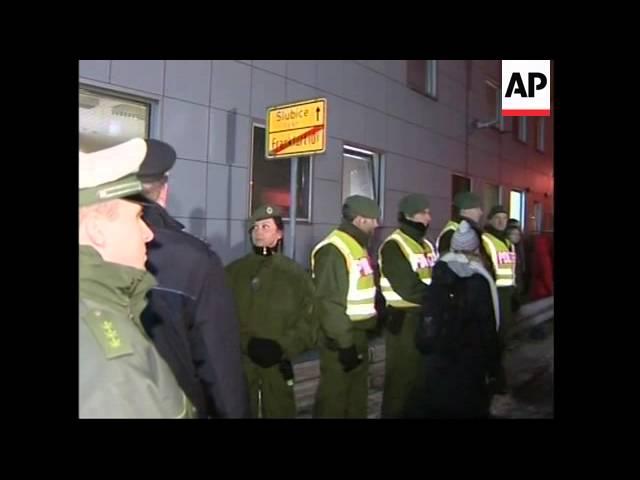 Ceremony to mark opening of border between Germany and Poland