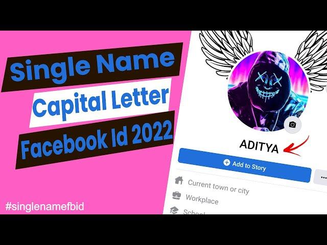 How To Write Facebook Name In Capital Letters 2022