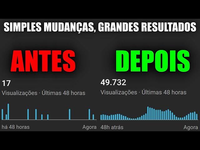 ALTERE ISSO NO SEU CANAL DO YOUTUBE E BOMBE DE VISUALIZAÇÕES!