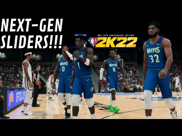 These Sliders Take NBA 2K22 NEXT-GEN To A NEW LEVEL! Next-Gen Slider Set v1 RELEASE*