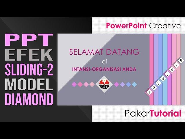 Cara Buat PPT dengan Efek Sliding Model Diamond