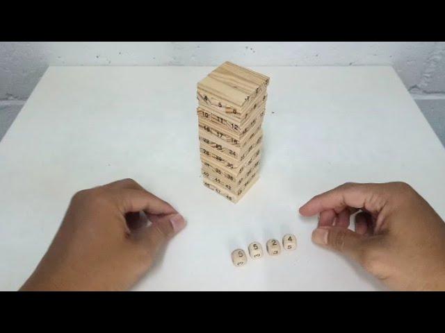 WOODEN STACKING BLOCK 48pcs