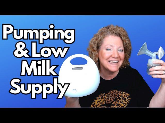 Pumping Moms With Low Milk Supply