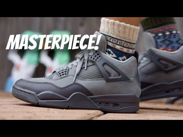 Air Jordan 4 SE Wet Cement On Foot review Paris (Amazing Materials)