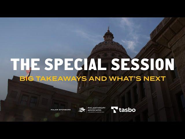 The Special Session: Big Takeaways and What's Next