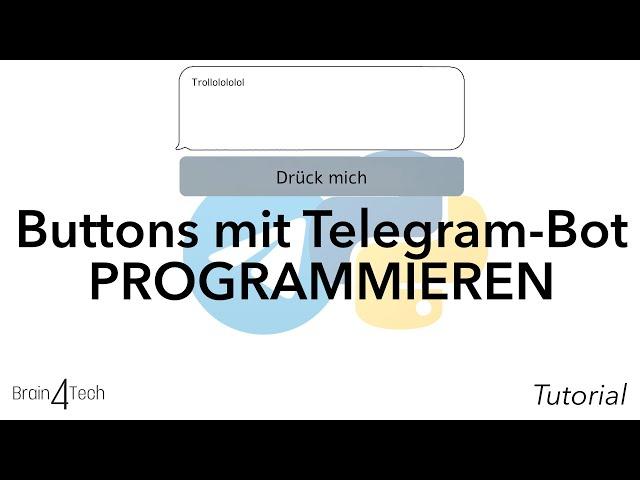 Nachrichten mit Butttons kombinieren (Telegram-Bot) | Tutorial (Anfängerfreundlich)