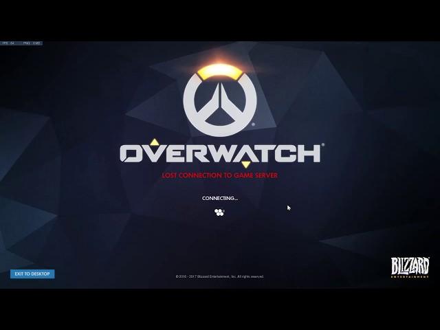 Blizzard Fix your game Overwatch lost connection to game server