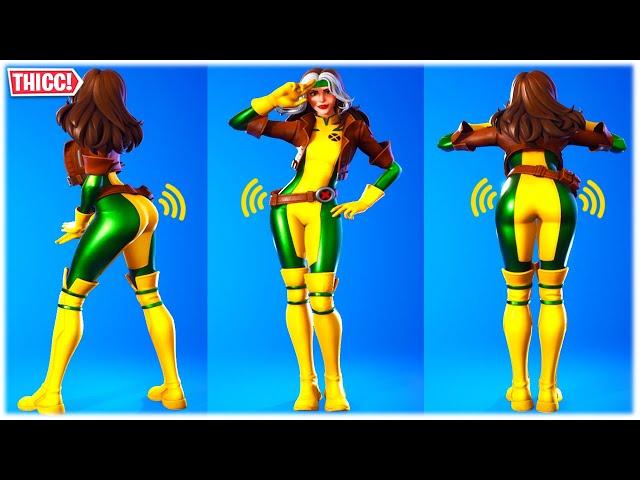 New *HOT* Marvel Skin 'ROGUE' Showcased With Legendary Dances & Emotes ️