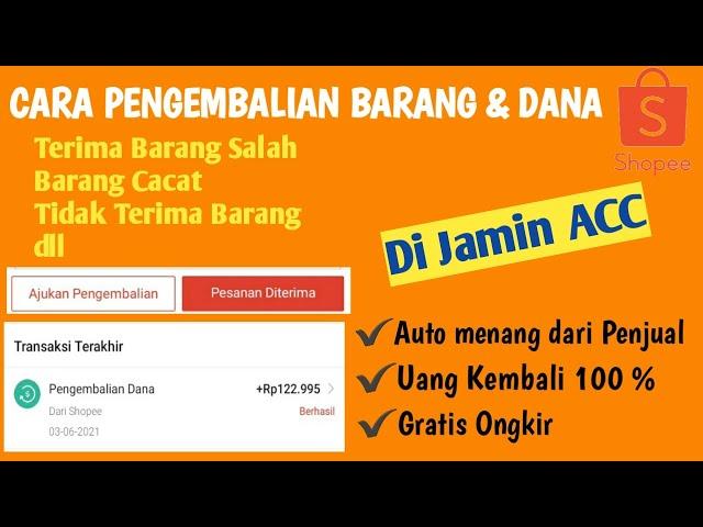 CARA PENGEMBALIAN BARANG DAN DANA DI SHOPEE , AJUKAN NAIK BANDING KE SHOPEE