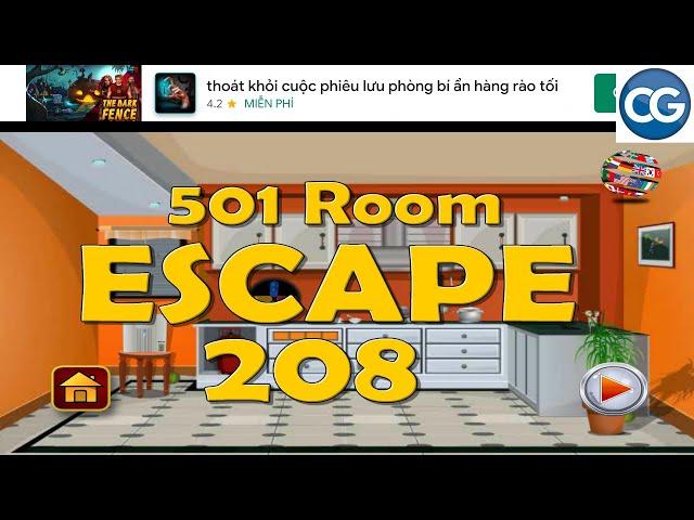 [Walkthrough] Classic Door Escape level 208 - 501 Room escape 208 - Complete Game